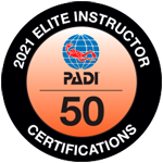 PADI Instructor Elite 2021